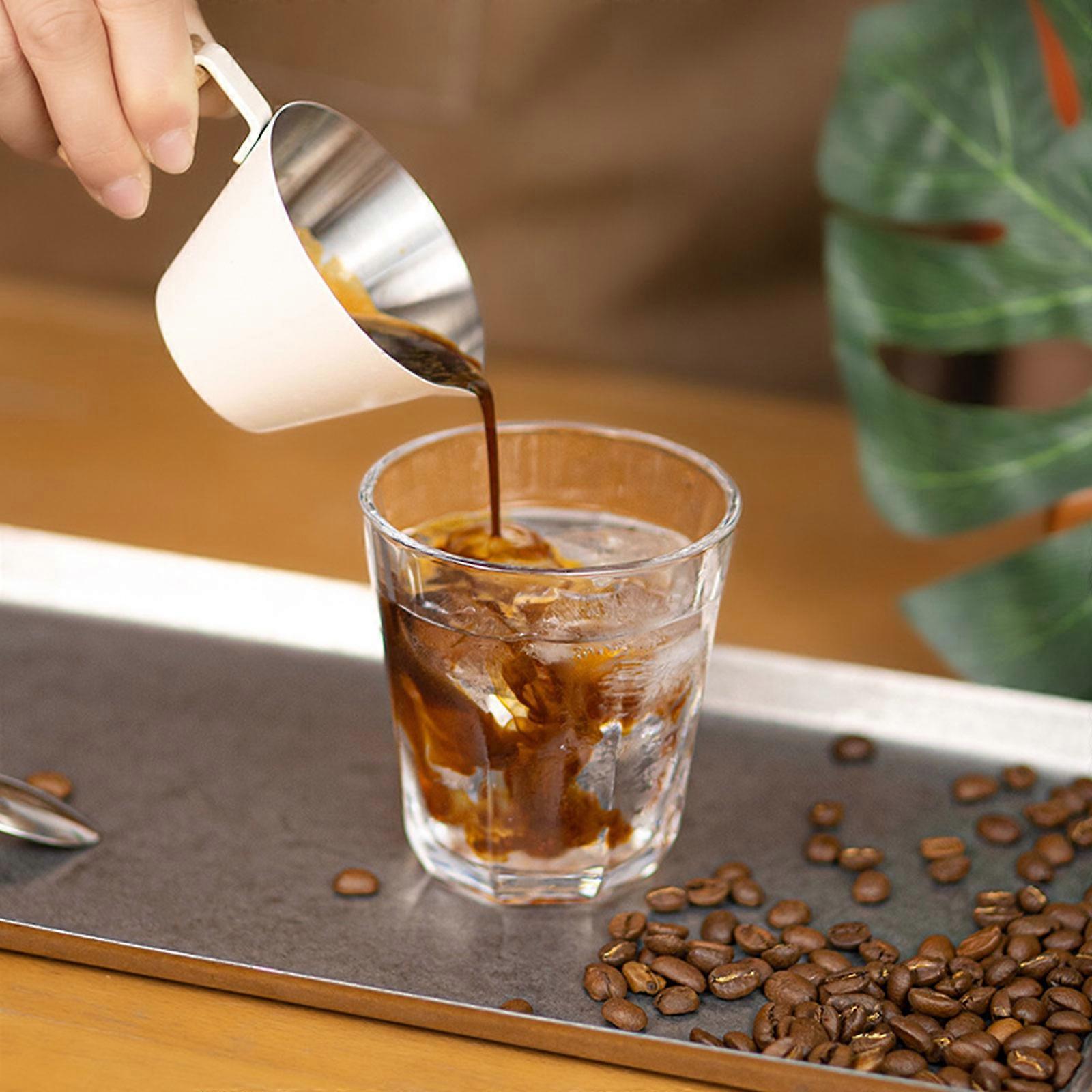 Double Spout Measuring Cup Espresso Extraction Cup Liquid Measurement Suitable for Home Cooking and Beverage Mixing
