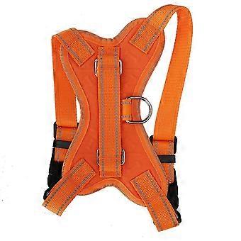 Oxford Cloth Adjustable Dog Harness Massage Reflective Breathable Pet Chest Strap VestOrange M