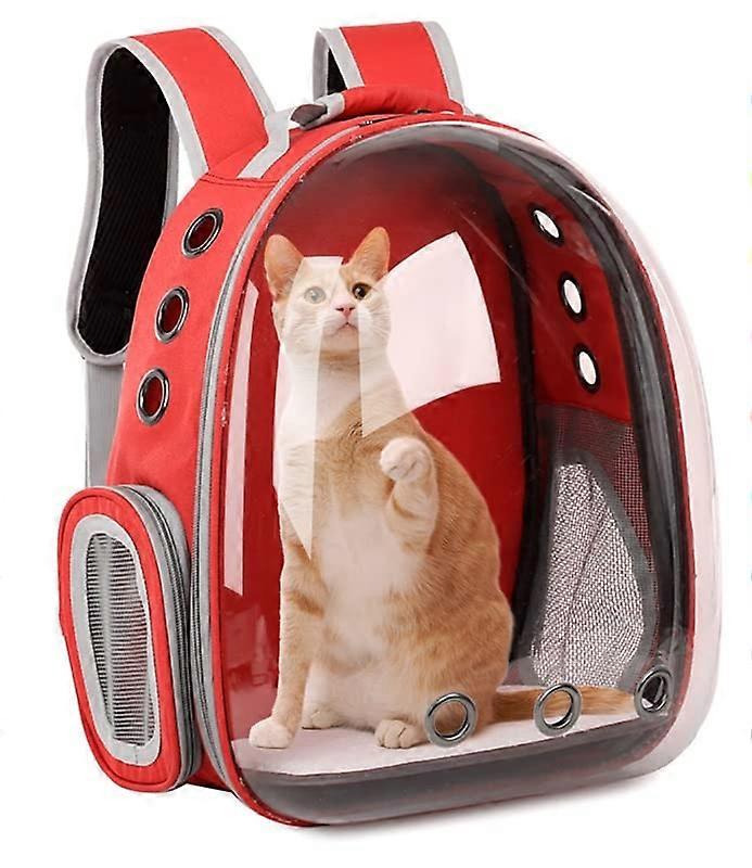 Cat Carrier Bags for Small Dogs and Cats, Breathable Travel Backpack Capsule Pet Bag with Open Design, Lightweight and Durable