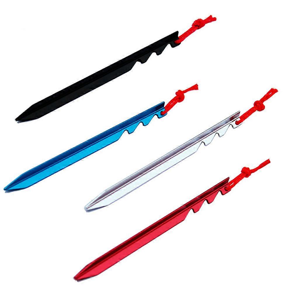 Bold Outdoor Adjustable Three Edges Nail Aluminum Alloy Tent Pile 18cm Metal Pegs Pegs Accessories