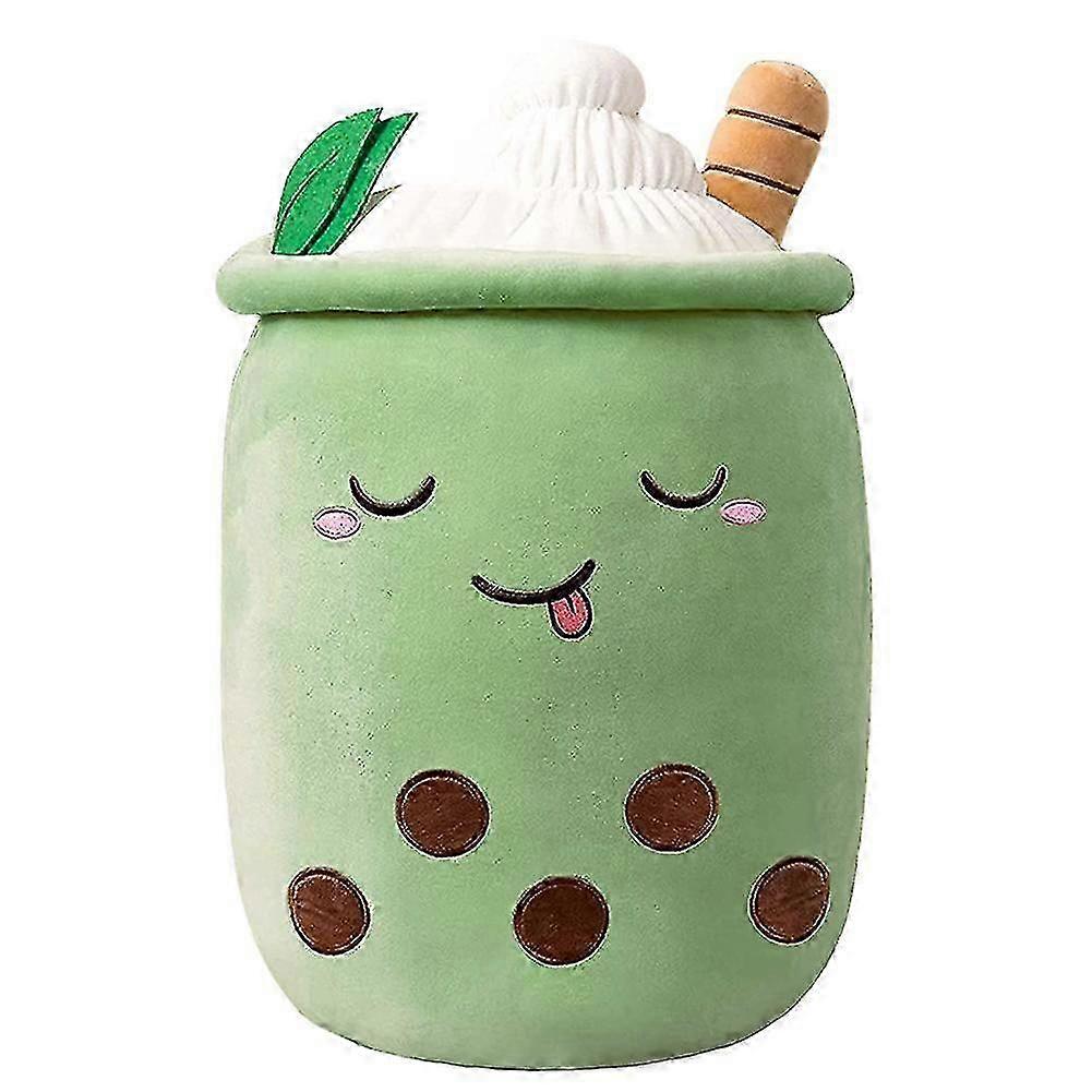 タピオカティーぬいぐるみ愛らしいタピオカパールミルクティー抱きしめるクッションキッズハグf54