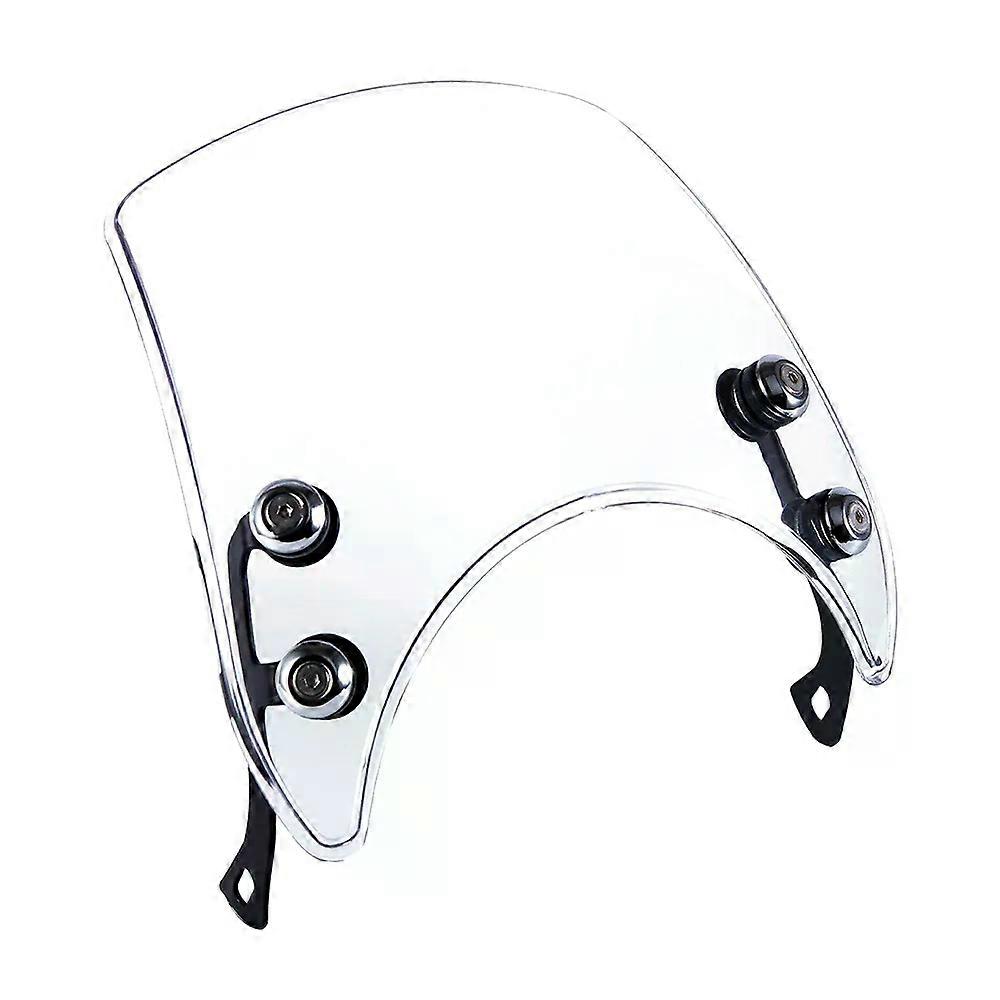 Universal Motorcycle Windshields Windscreen Wind Deflector compatible for Suzuki Triump Chopper Cruiser MAXP