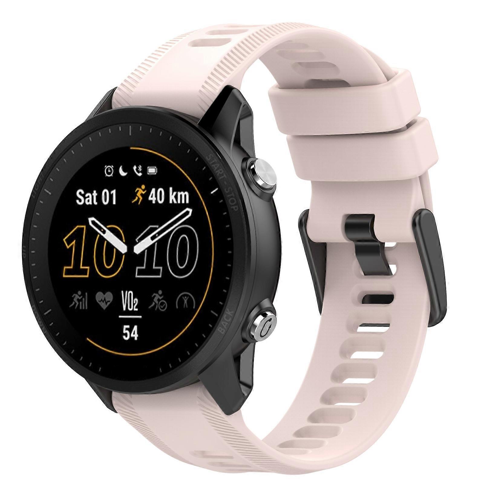 For Garmin Forerunner 945 22mm Solid Color Silicone Watch Band