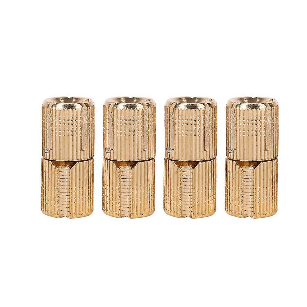 Case Pack Copper Cabinet Door Concealed Barrel Hinge for Countertop DIY Project 14mm