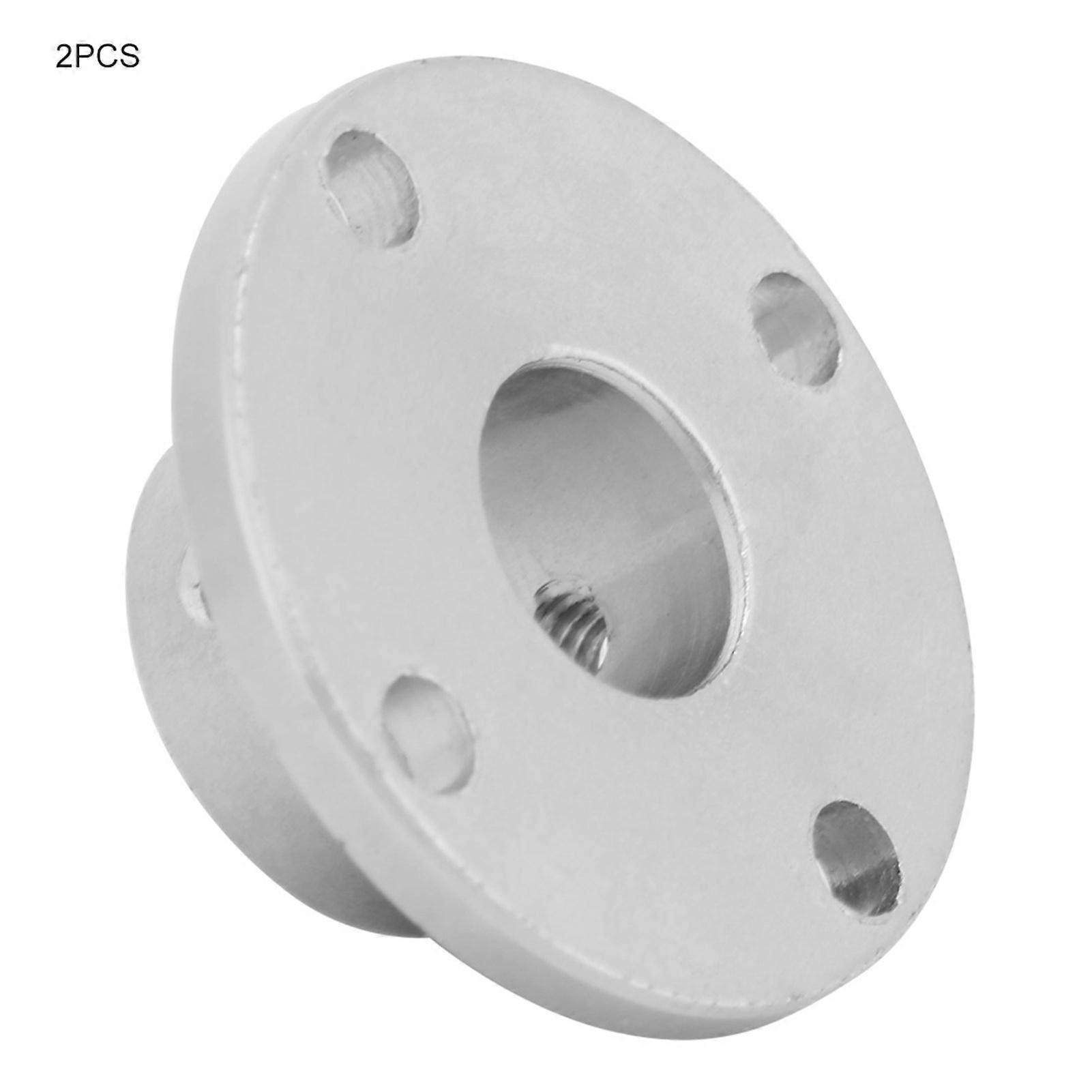 2pcs M4 Electroplated Iron Flange Coupler 12mm ID 18mm OD