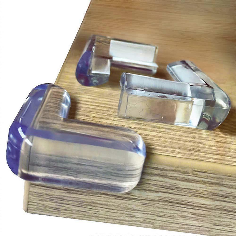 24 pcs pare-chocs à bord transparent protecteurs d’angle pour la sécurité de bébé des coins de table, pare-chocs d’angle de meubles haute résistance, armoire en caoutchouc à l’épreuve des enfants cus
