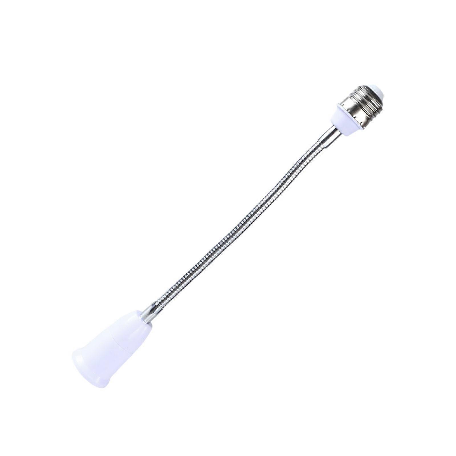 Adjustable E27 to E27 Light Bulb Socket Extension, Flexible Goosenecks Lamp Adapter, Home Lighting