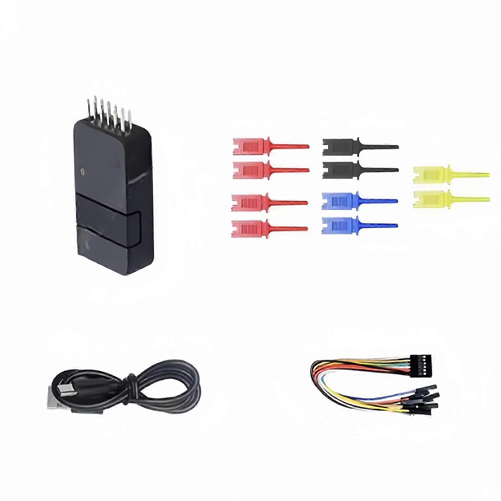 Professional USB 8 Slogic Analyzer 4 In 1 SLogic Combo Debugging Tool For Embedded Systems  Black