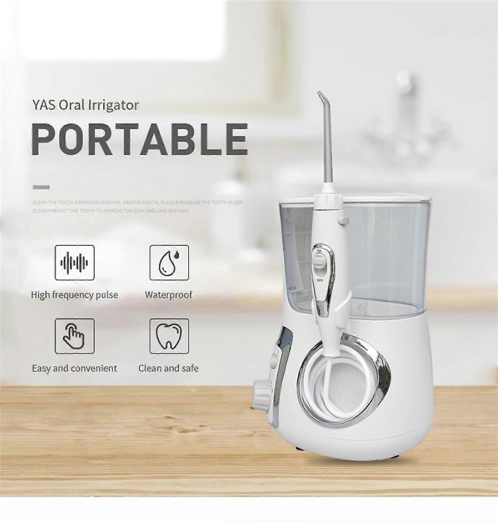 Water Flosser Professional For Teeth, Gums, Braces, Dental Care, Electric Power With 10 Settings, 7 Tips For Multiple Users And Needs, Ada Accepted