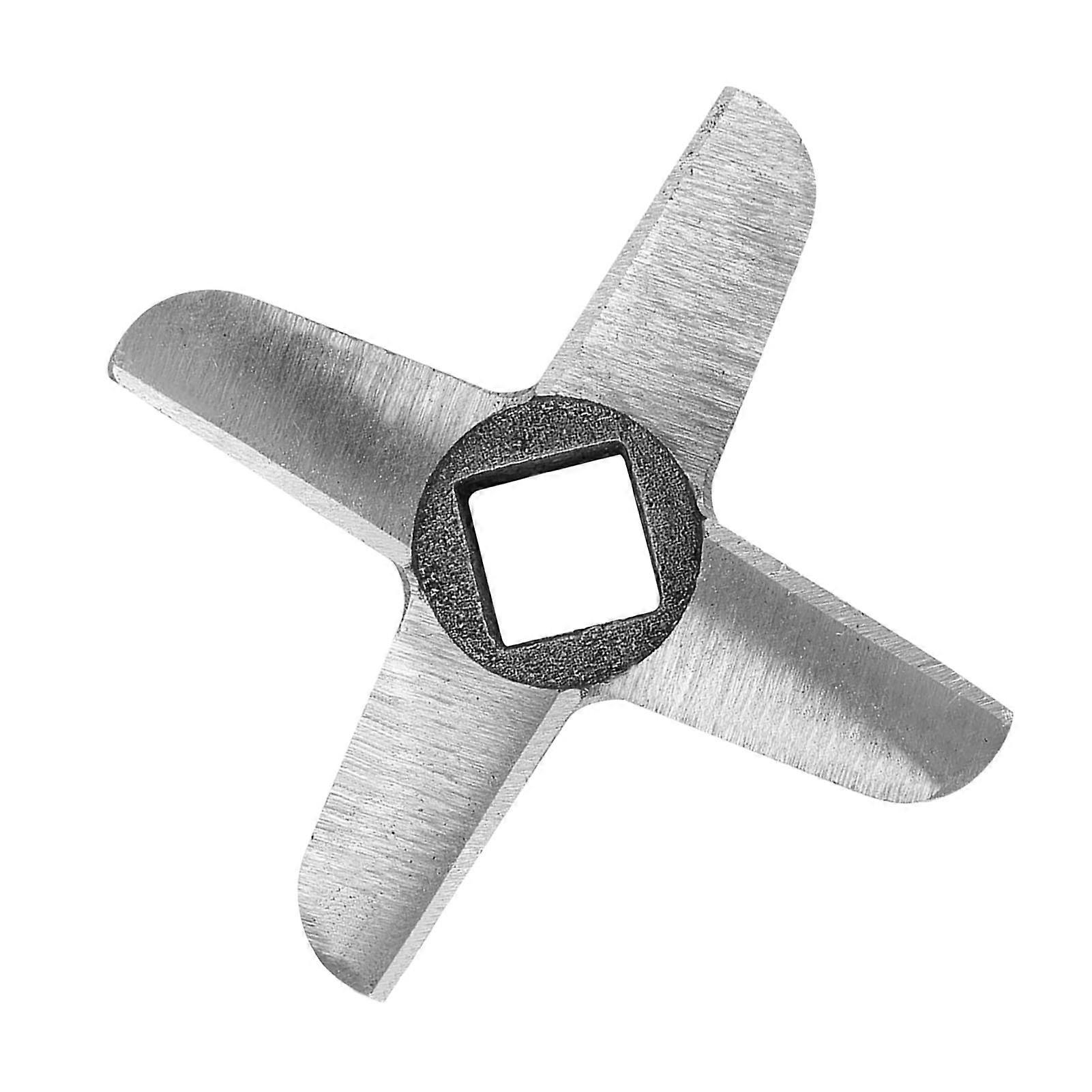 Meat Grinder Blade, Mincer Blade Cross Shaped Stainless Steel Meat Grinder Blade Mincers Knife Cutter Replacement for Grinders (No. 22)