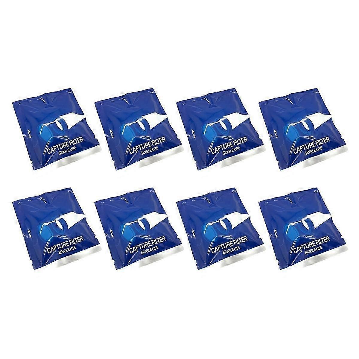 8Pcs Capture Filter Snap on Lid Traps Lice Electric Lice Comb Filter Mesh Bag for Comb Pet Accessorie Set DS
