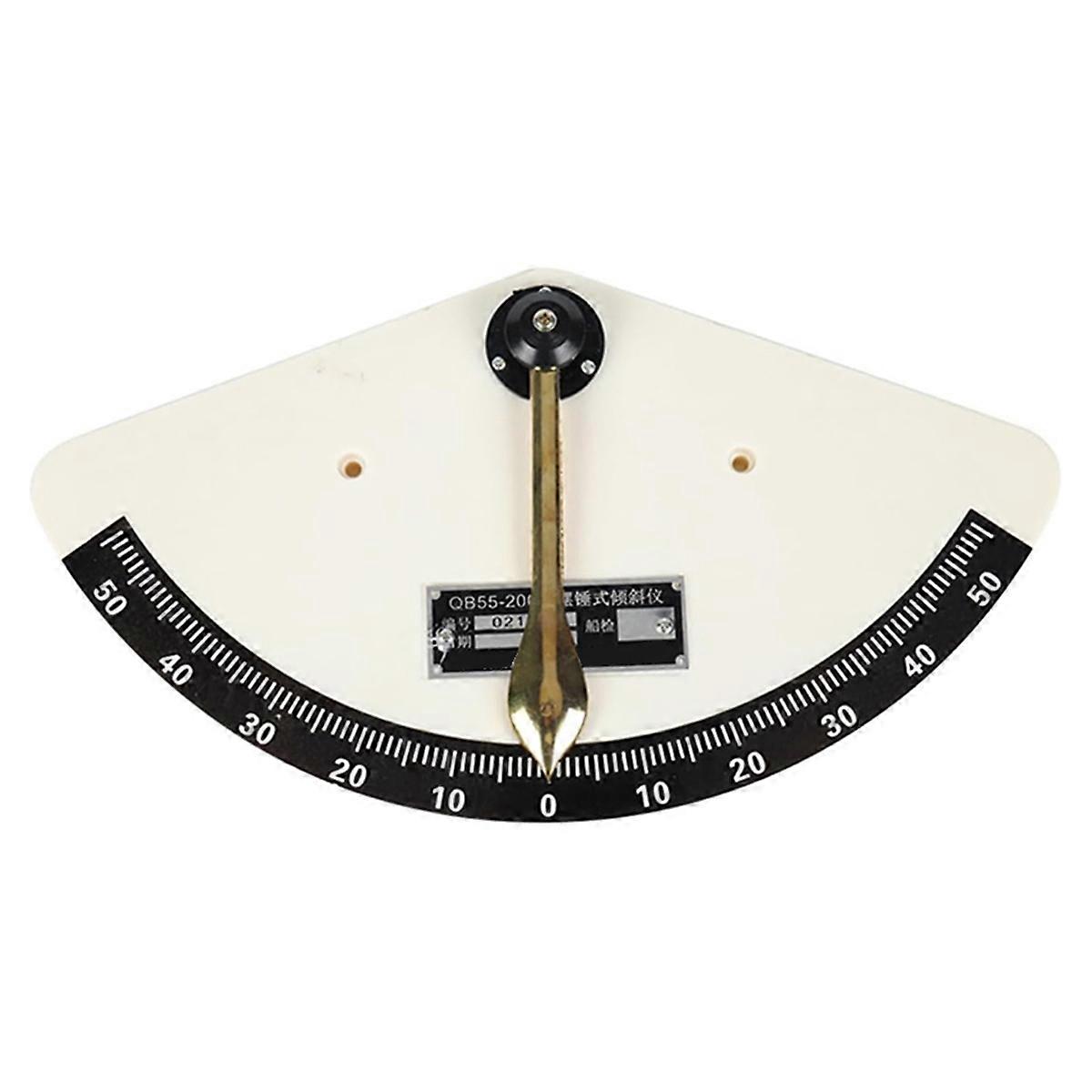 55-Degree Swing Pendulum Tilt with Accurate Scales Ship Inclinometer