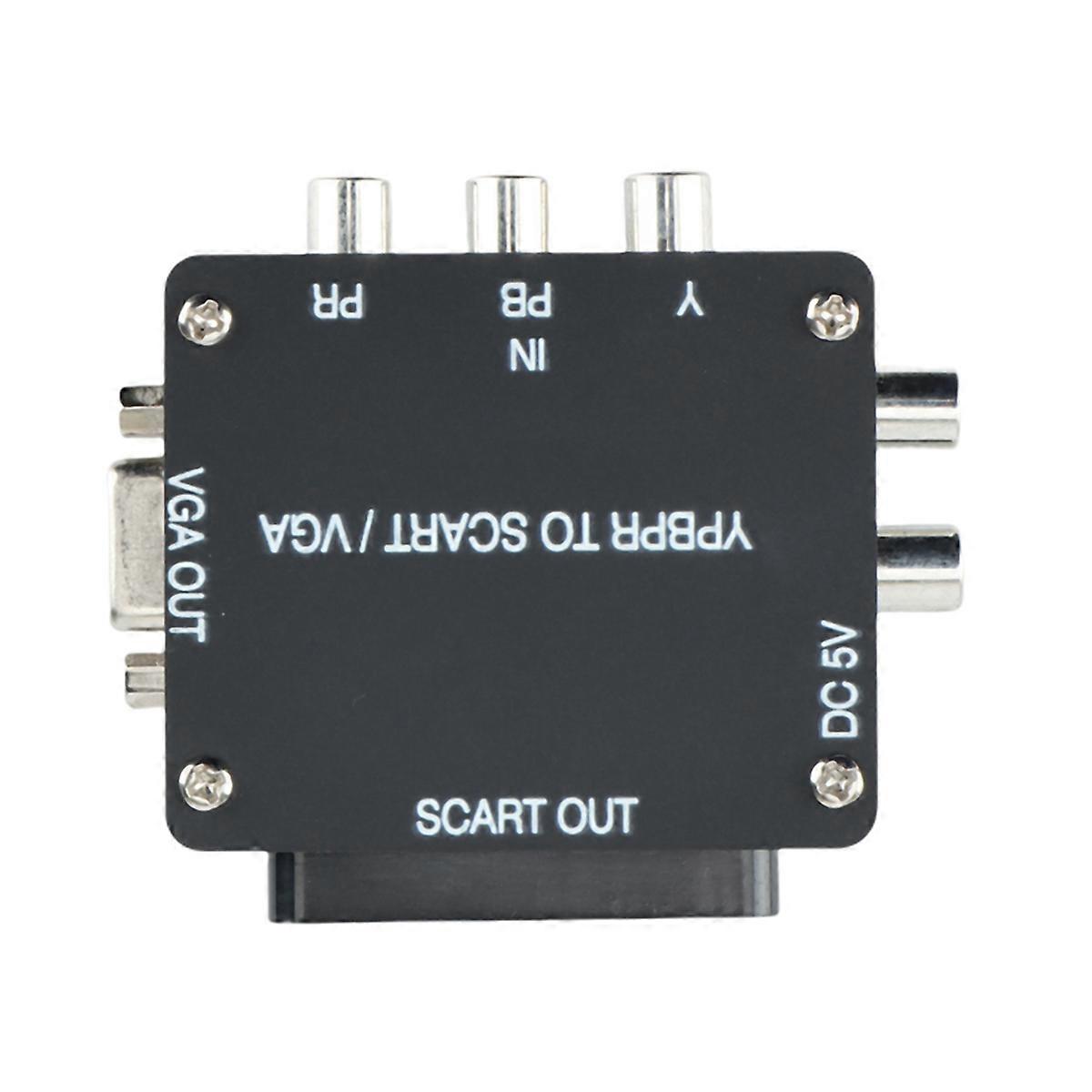 YUV TO RGBS YPBPR to SCART YPBPR TO VGA Component Converter Console