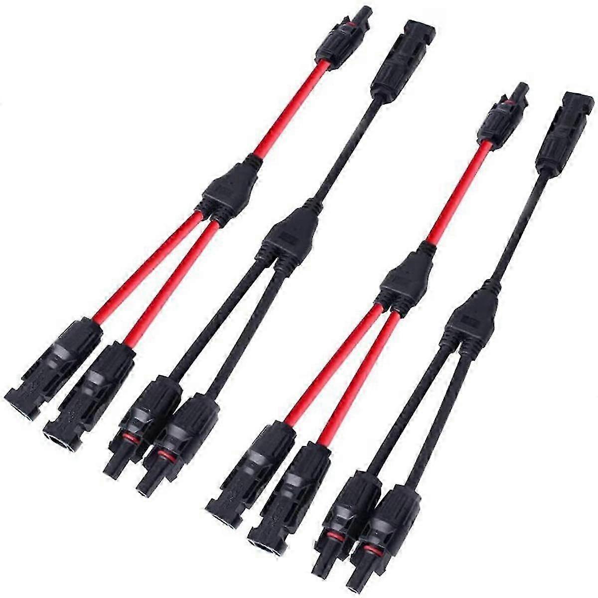 Power Solar Connector Y-Branch Cable, Solar Cable Parallel Adapter for Solar Panels