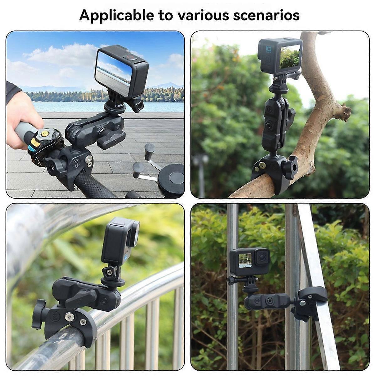 Riding Clip Fixed Bracket Flexible Adhesive Base for Insta360 GoPro