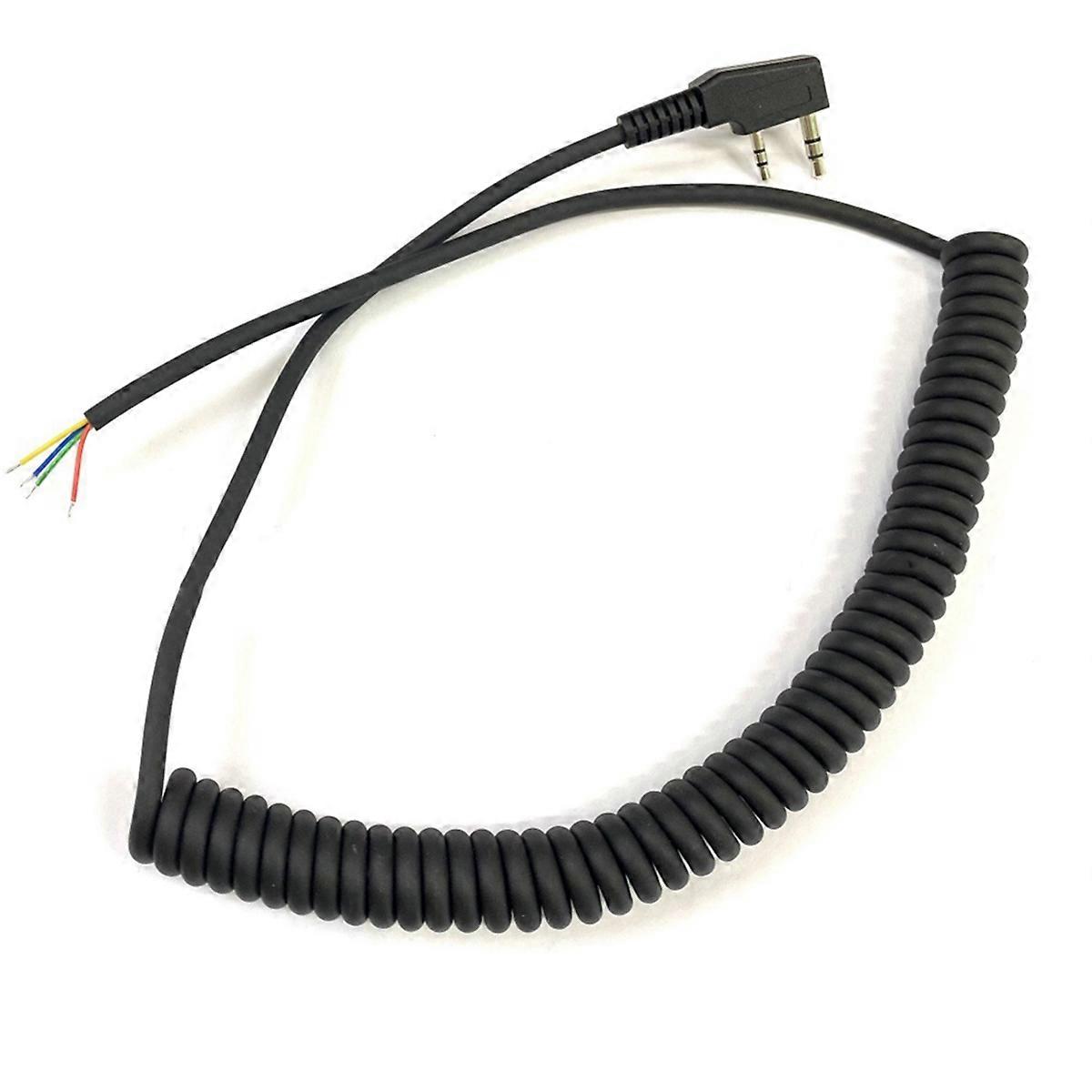 Walkie Talkie Microphone Cable Replacement Cable K-Plug Mic Cable