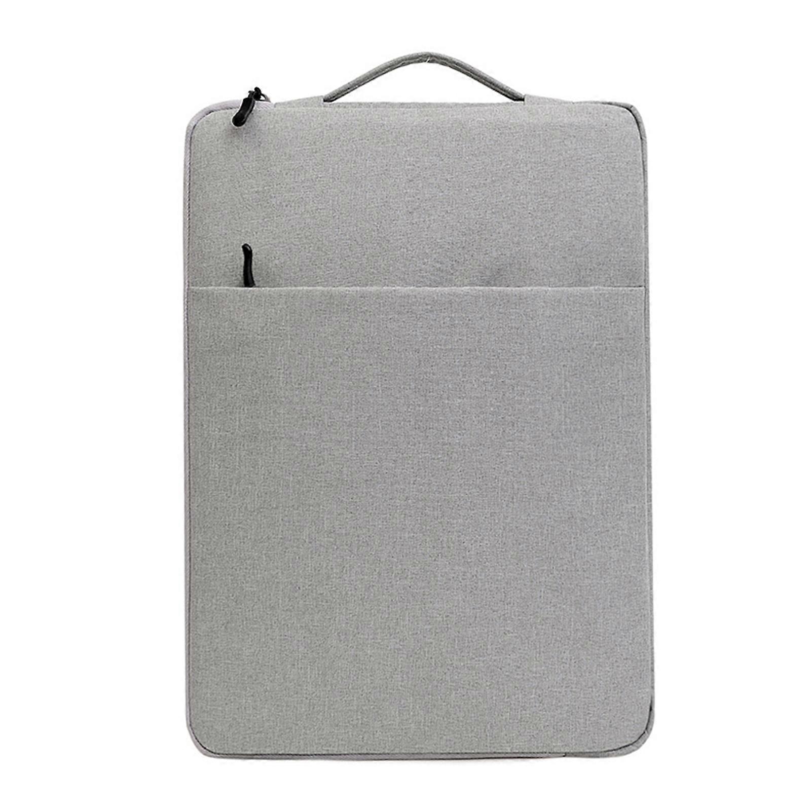 Notebook Sleeve Handbag Splashproof Laptop Case for 11-16in Computer Anti-scratch Carrying Case Protective Bag Protable Gray 15 Inches