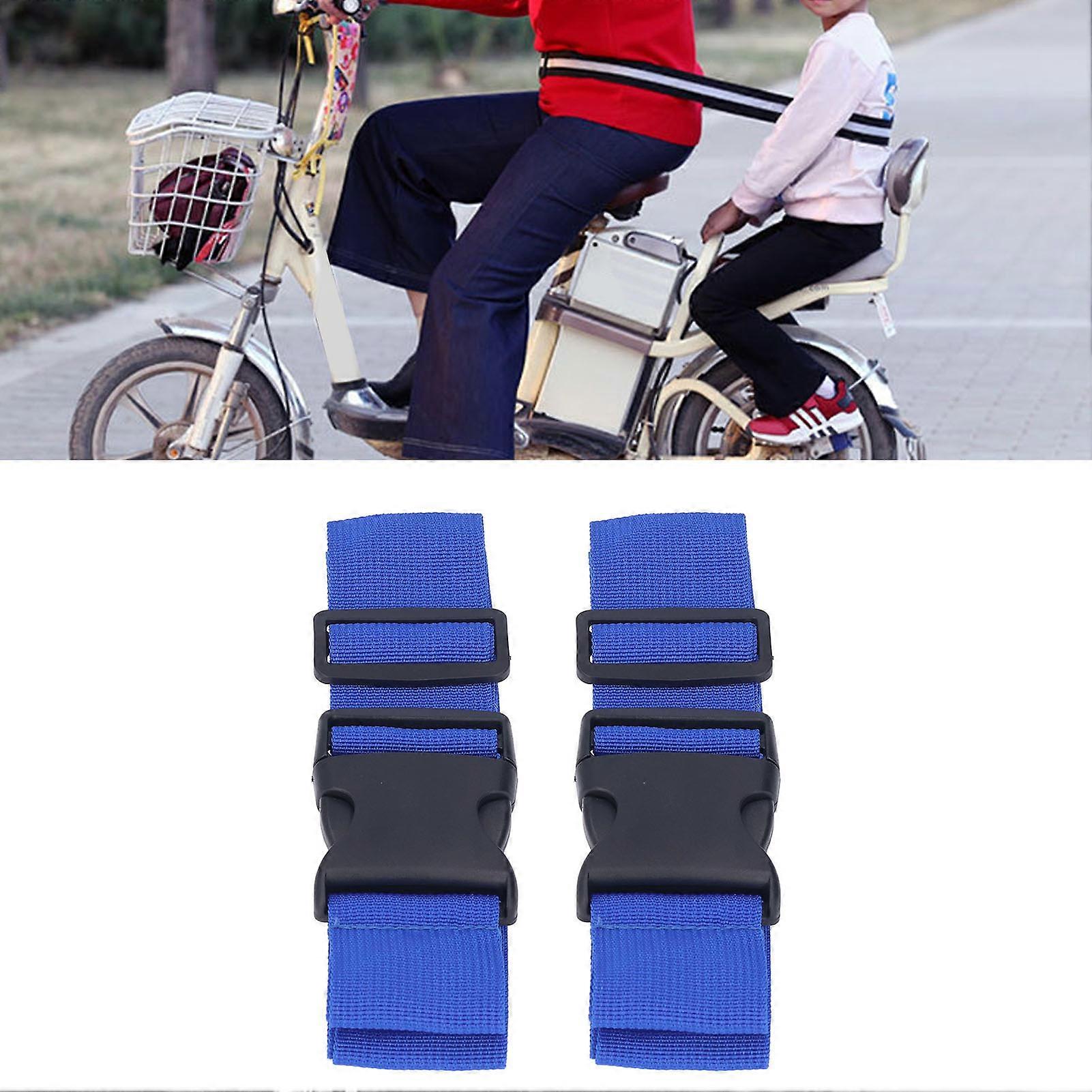 2pcs Adjustable Blue Baby Safety Harness 81cm Fall Prevention Strap
