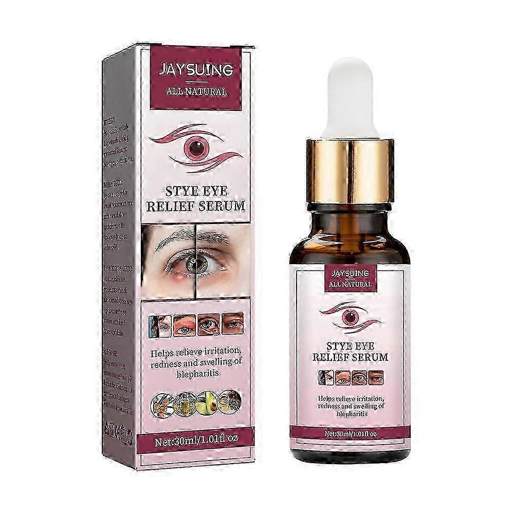 Essence de soulagement de l’enflure des yeux Soulager la fatigue Vue Éliminer les granules de graisse Améliorer les rougeurs Orgelets réparateurs Hydrate Sérum pour les yeux