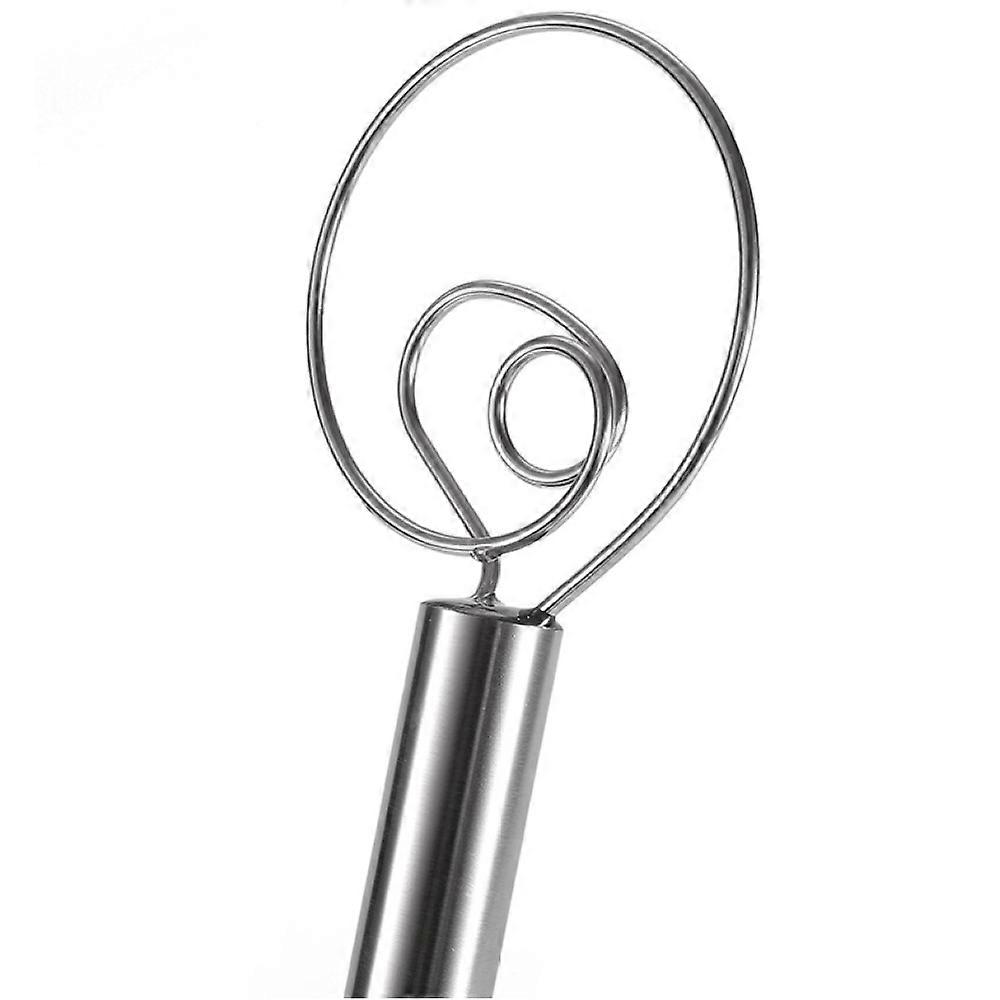 Dough Whisk, Stainless Steel, Four-Ring Design