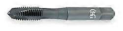 Spiralgewindebohrer, Stecker, S/O, 3/8-24