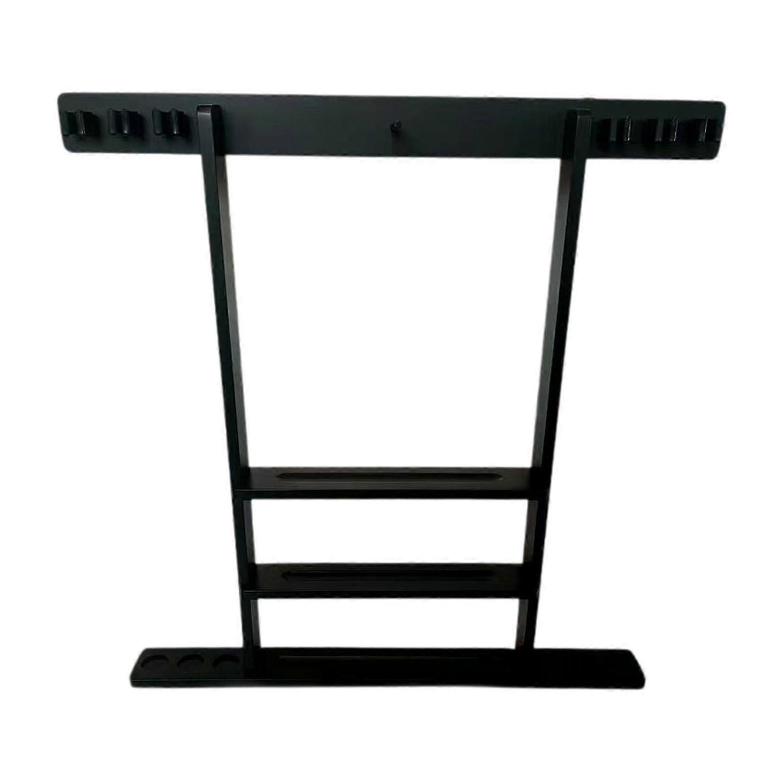 Wall Mount Pool Stick Holder Pool Cue Stand for Bar Man Cave Billiard Player