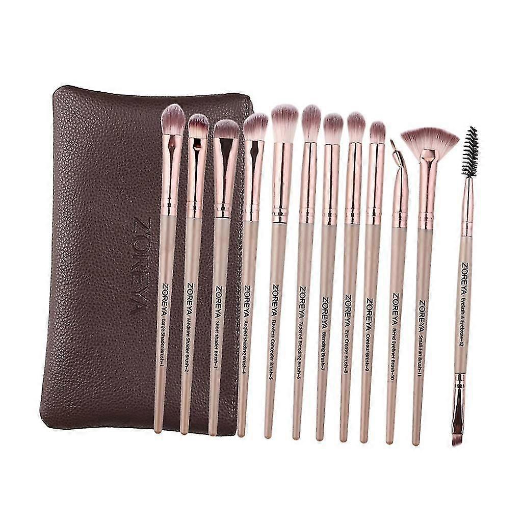 13X Premium Nylon Powder Eyeshadow Blush Concealer Makeup Brushes Gift Set