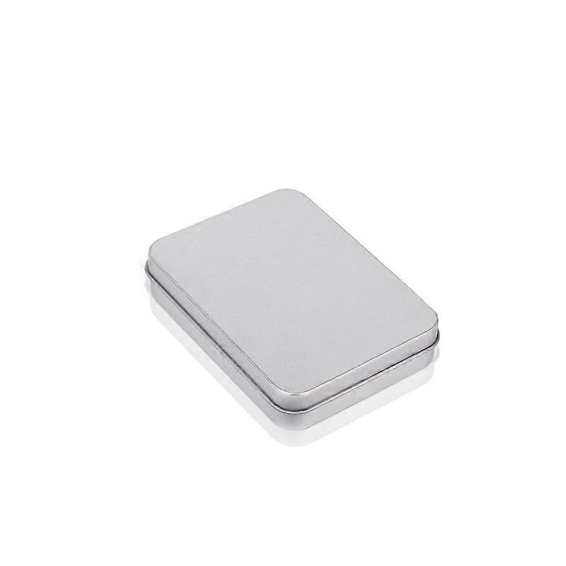 Rectangular Metal Storage Box Tinplate Business Card Storage Box 11.5x8.5x2.2cm