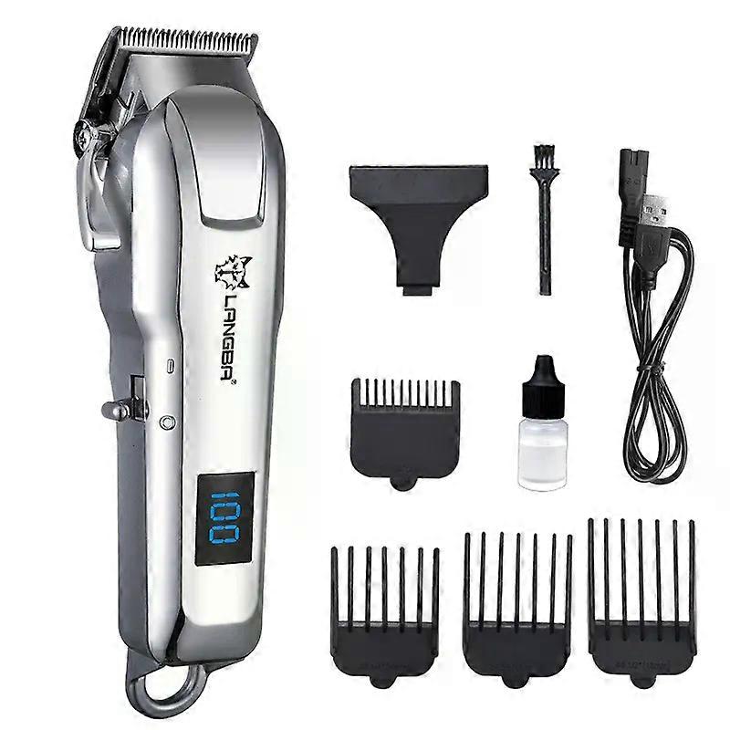 Dog Hair Clipper Electrical Hair Cutting Machine for Grooming Pet Haircut Trimmer Shaver Set Dogs' Cats Cordless Rechargeable