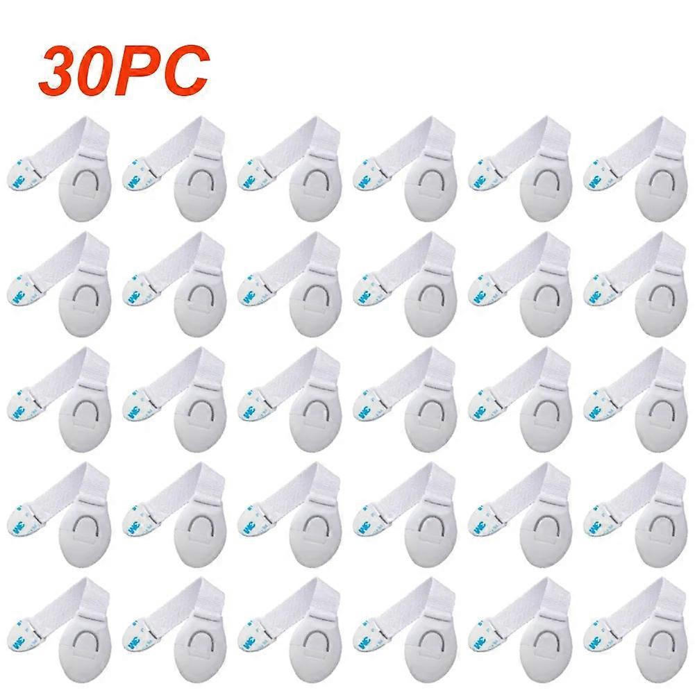 Child Safety Strap Locks, No-drill Cabinet Latches, Adhesive Baby Proofing