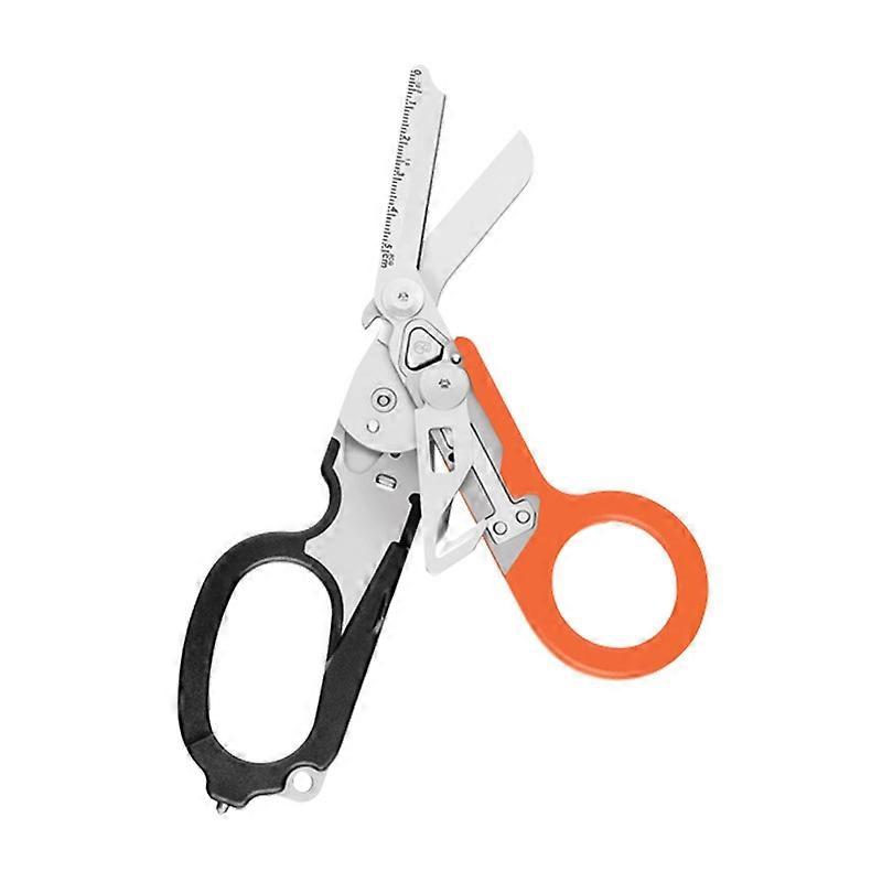 Multifunctional Outdoor First Aid Equipment Foldable Gadget Scissors