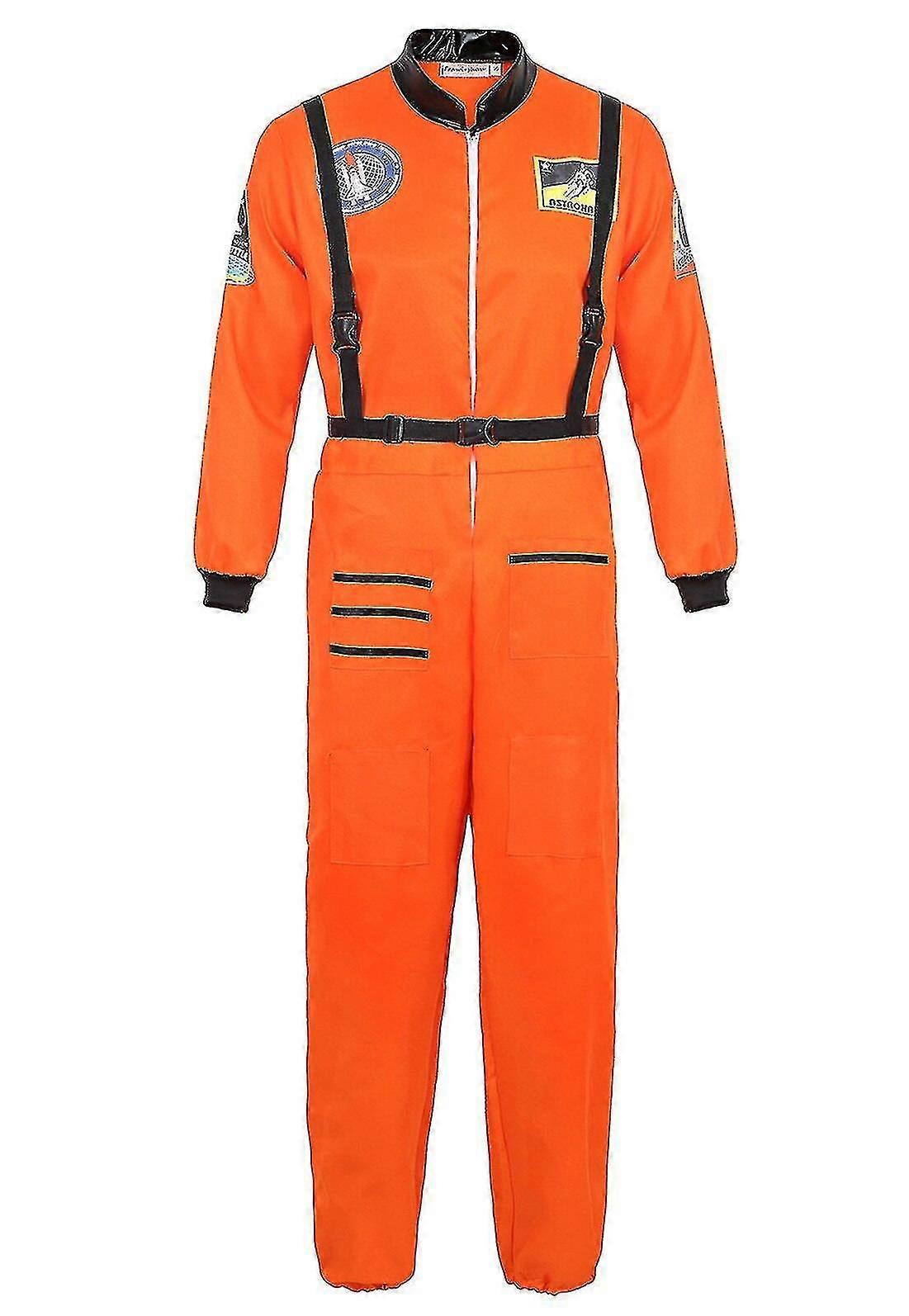 Astronaut Costume Space Suit For Adult Cosplay Costumes Zipper -bc