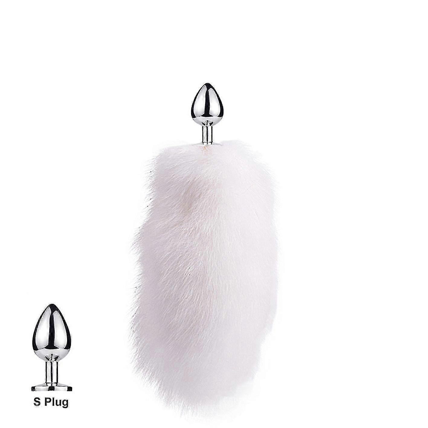 Tail Plug-in Fox Tail Cat Small Props Real Hair Small Tail Detachable Dog Playing Sp