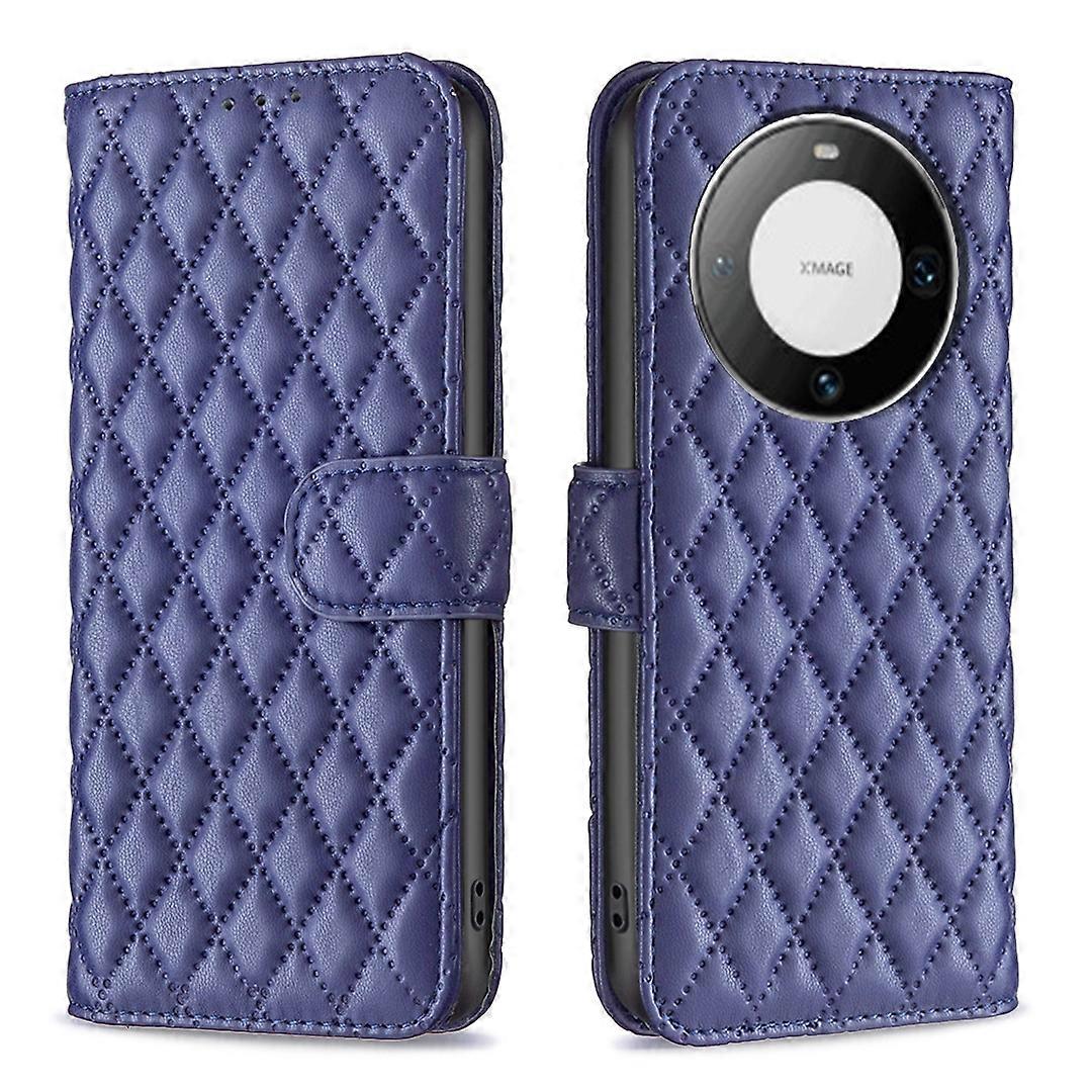 Diamond Lattice Wallet Flip Leather Phone Case