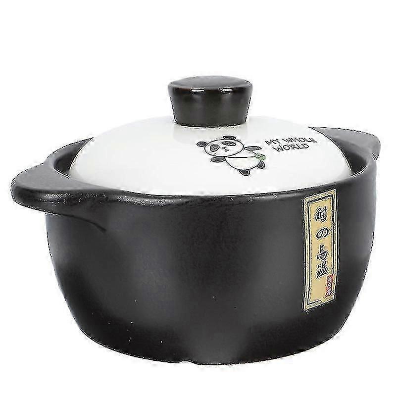 24X18.5cm Assorted Color Stock Pots 1pc Casserole High-temperature Resistant Pot Soup Pot Small Cera