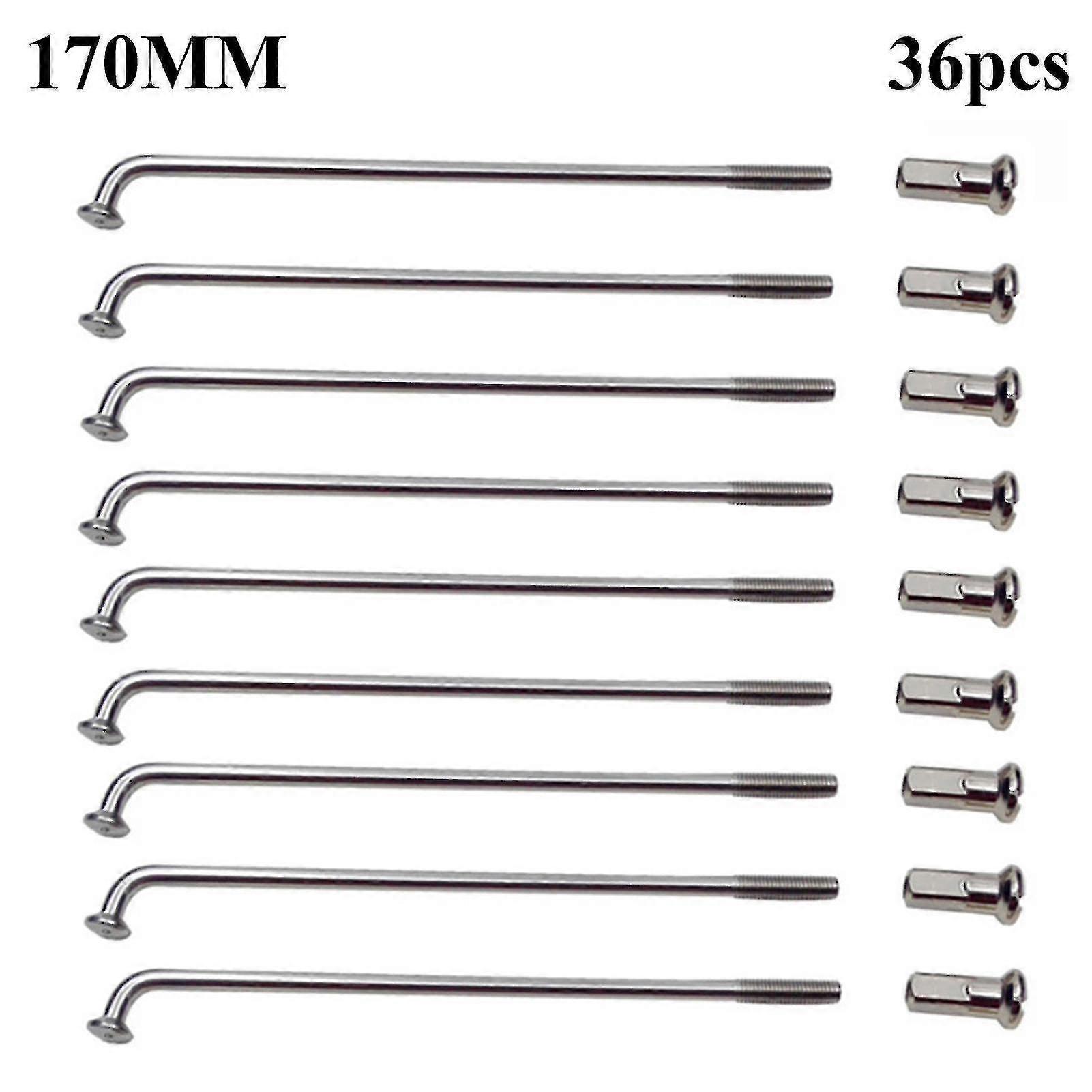 36pcs Bicycle Spokes Lasting Muti-function Mountain Bicycle Spokes For Bicycle 170mm