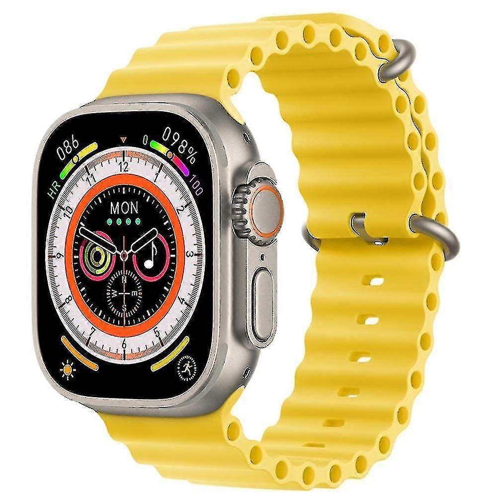 Hk8 Pro Max Ultra Men 49mm Amoled Screen Compass Nfc Smartwatch