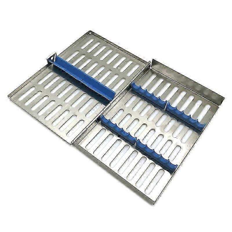 Dental Autoclave Sterilization Cassette Rack Box Tray For 10 Instruments