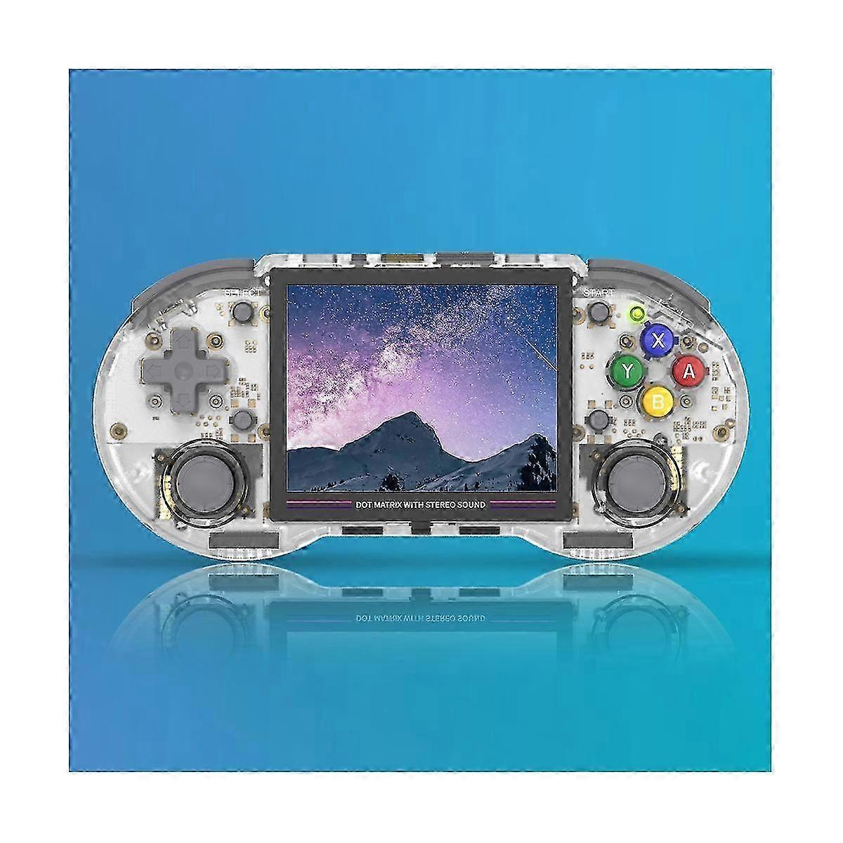 Handheld Retro Game Console with 3.5" IPS Screen, 128GB Storage, 64-Bit Linux - RG353PS