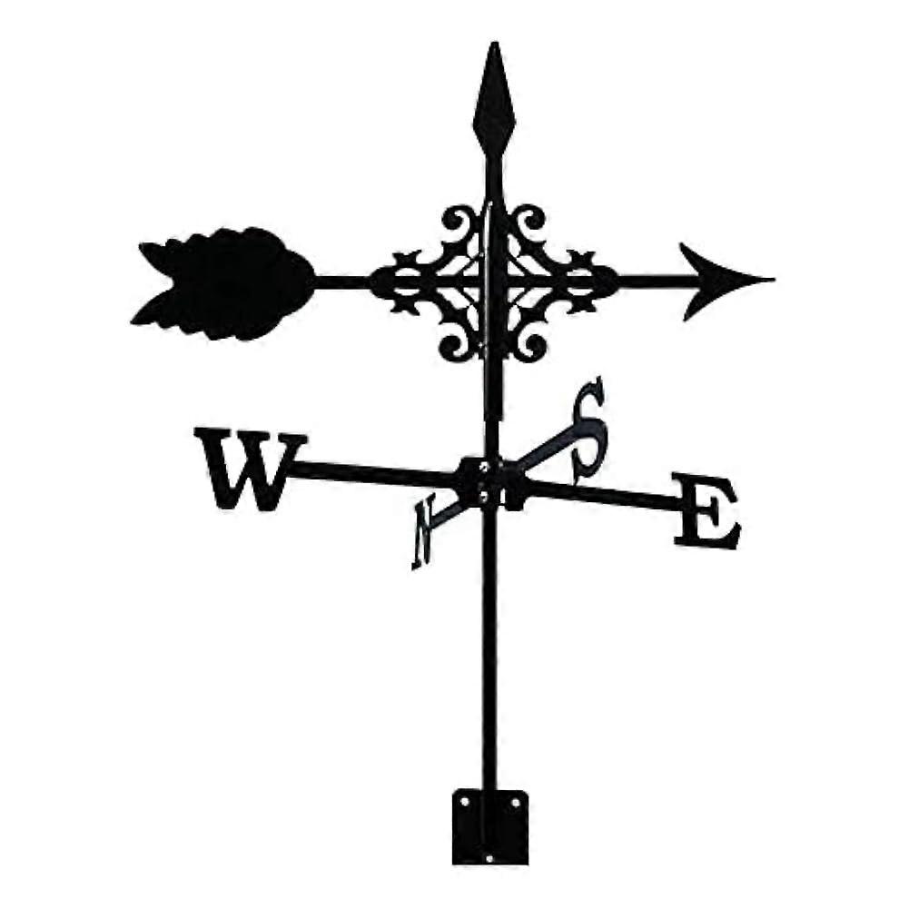 Exquisite weather vane made of metal, weather vane made of metal with ornament