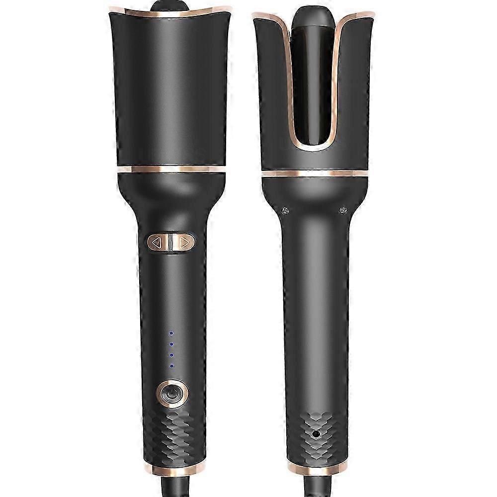 Shiny Waves Hair Styler, Dual Voltage Professional Curling Wand For Effortless Curls, Ceramic Plate Technology For Damage-free Styling