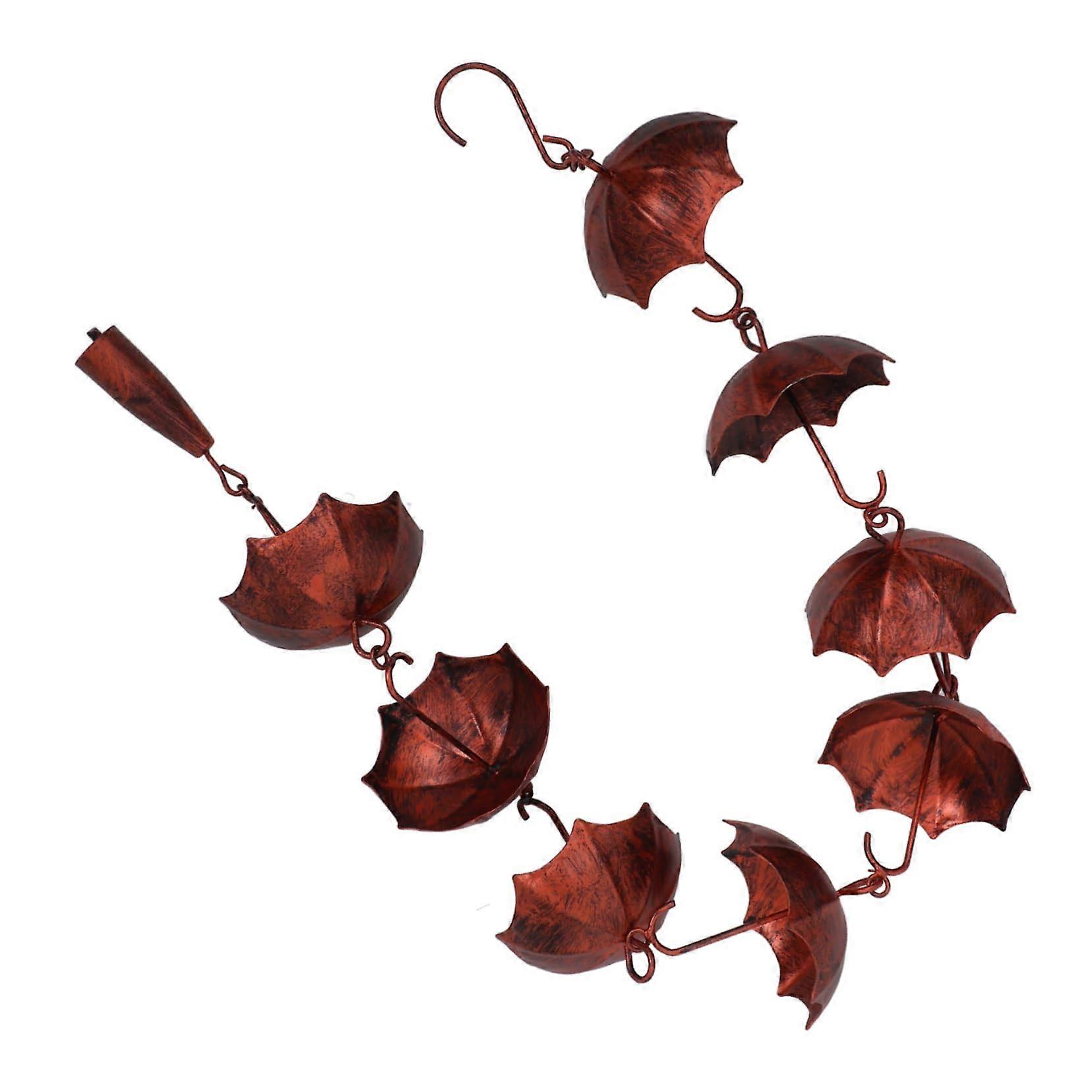 rain chain wind chime water chain decorative gutter rain chain for garden rustic roof decoration