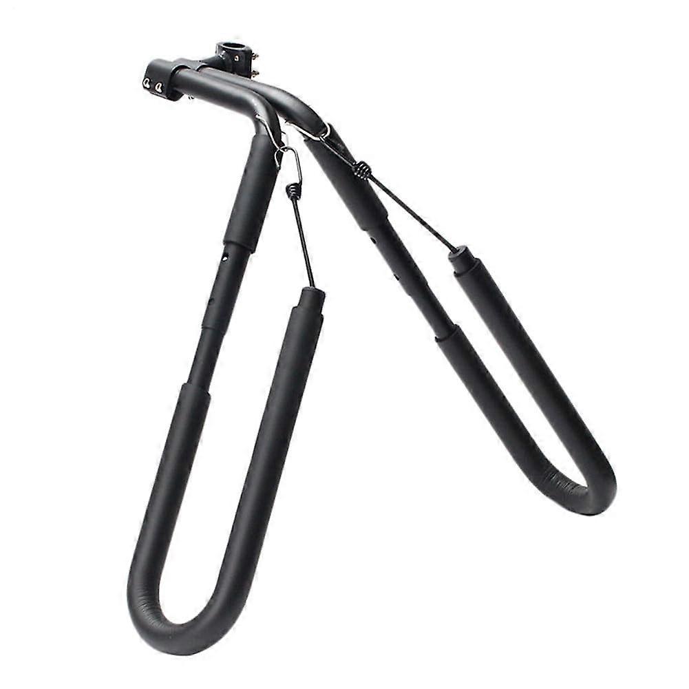 Surfboard Bike Rack, Surfboard Hanger Wall Mount Surfboard Rack Sets Mount to Seat Posts, with Soft Foam (Black)