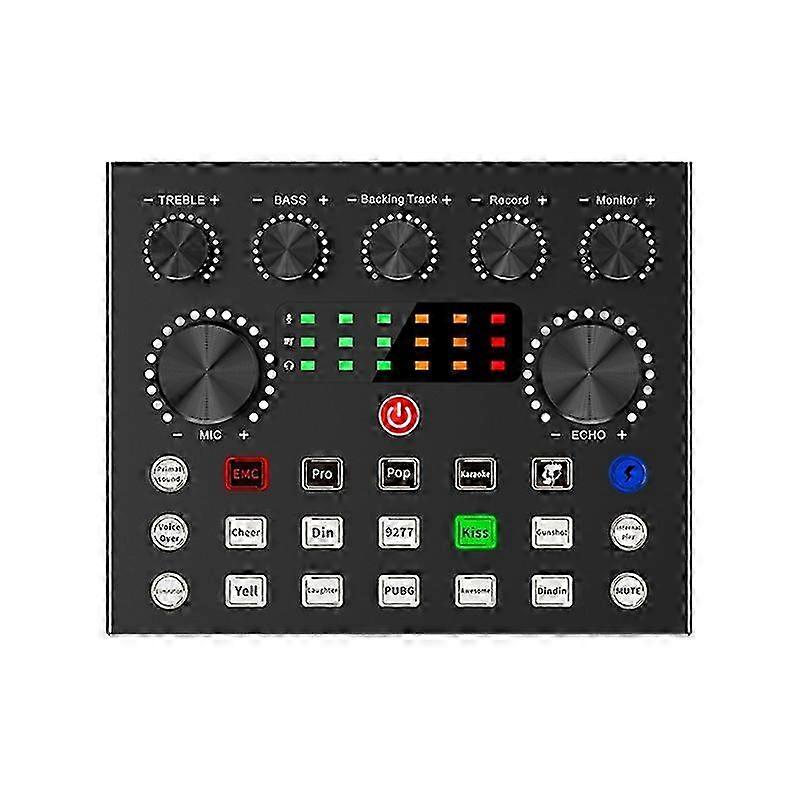 V8S Live Sound Card Compatible with Multiple Live Streaming Platforms