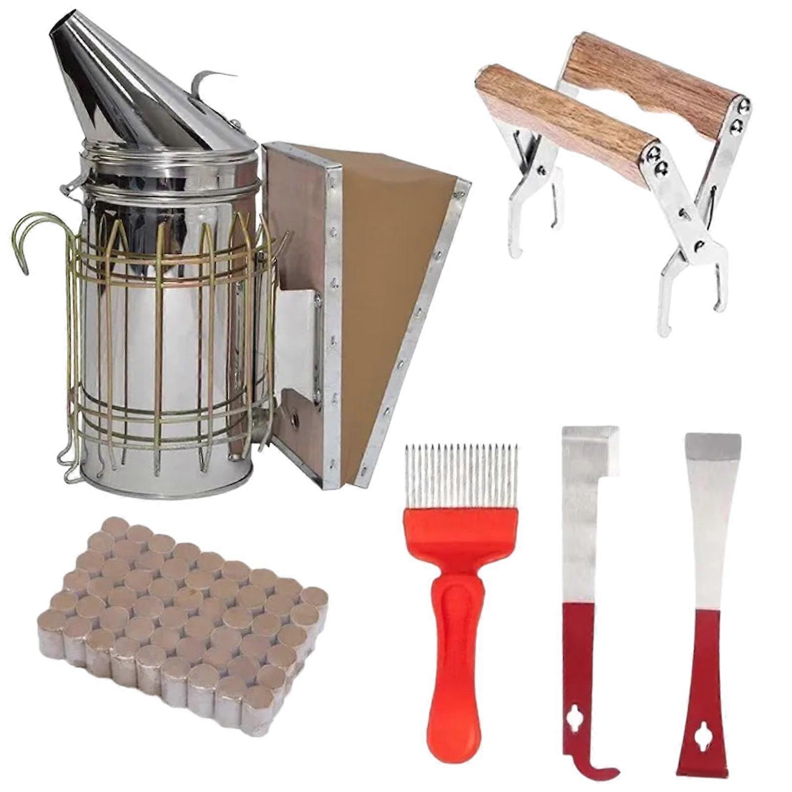 6x Beekeeping Equipment Beekeeping Tools Beekeeper Tool Kit for Beekeepers