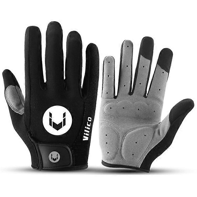 KYNCILOR 1 paire de gants de cyclisme d’été à doigt complet Écran tactile Gants de main absorbés par les chocs