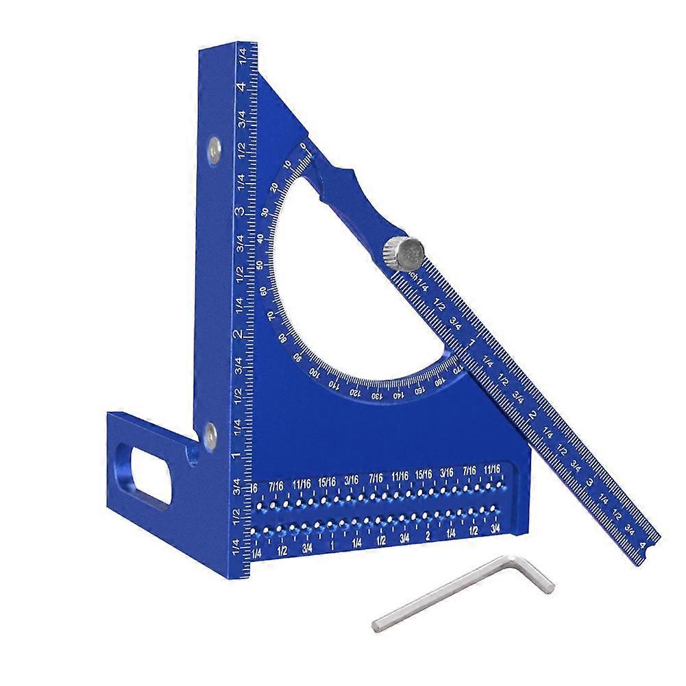 Elegant Lightweight Durable Adjustable 180 Protractor Quick Durable Carpentry With Square Guide Degree 3D Marking