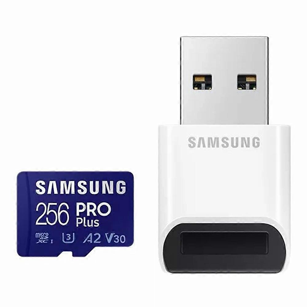 SAMSUNG 256GB TF Card U3 V30 Micro SD Card + Card Reader,Read: 160MB/s