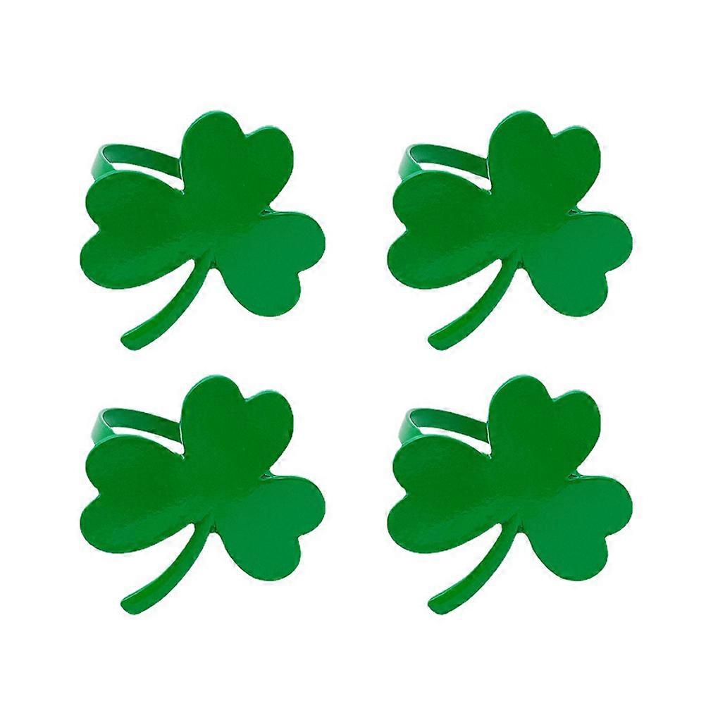 4pcs Valentine's Day Napkin Ring Holder Set for Dinner Towels