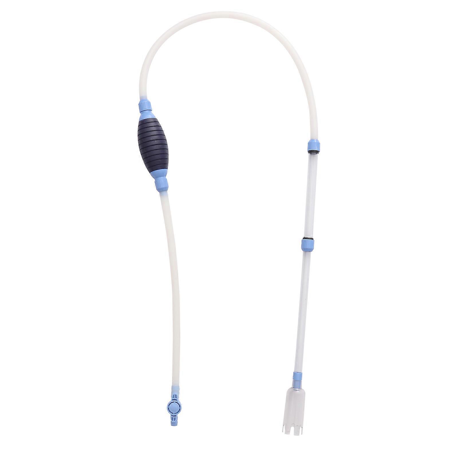 Aquarium Cleaning Tools Manual Fish Tank Vacuum Cleaner Siphon Effect Clean Fish Tank Silicone 213 X 5 X 5 Cm 1Pack